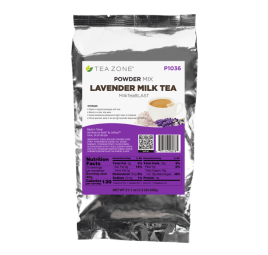 base polvo lavander milk tea