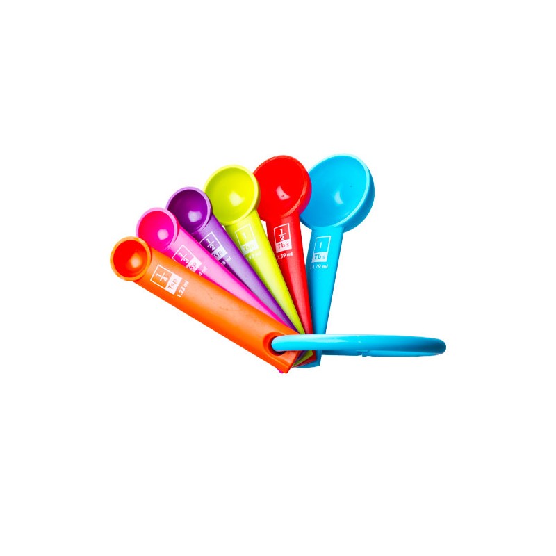 Set de cucharas medidoras 6 pzs