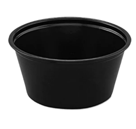 Solo Cup - Vaso soufflé negro 2 oz