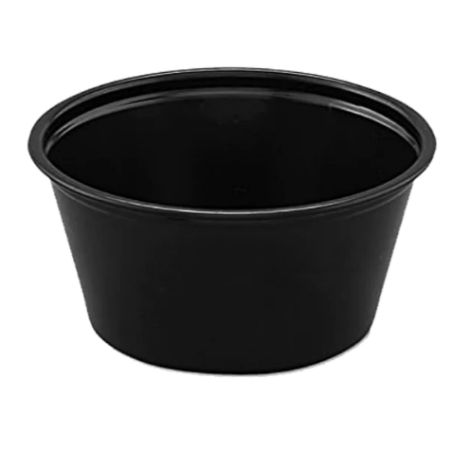 Solo Cup - Vaso soufflé negro 2 oz