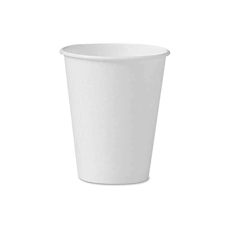 Solo Cup - Vaso de cartón blanco, mistique, bistro 8 oz