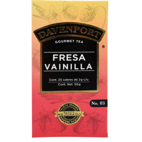 Davenport - Té de fresa vainilla