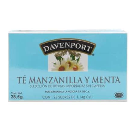 Davenport - Té manzanilla - menta