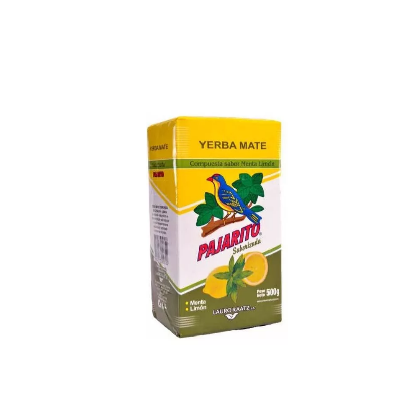 Pajarito - Yerba mate saborizado menta limón