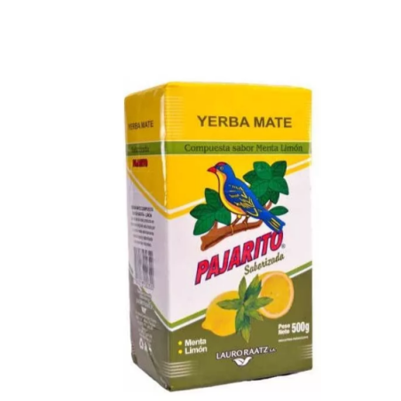 Pajarito - Yerba mate saborizado menta limón