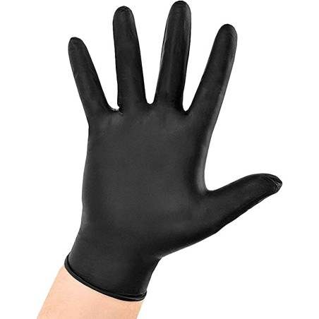 Guante de latex negro