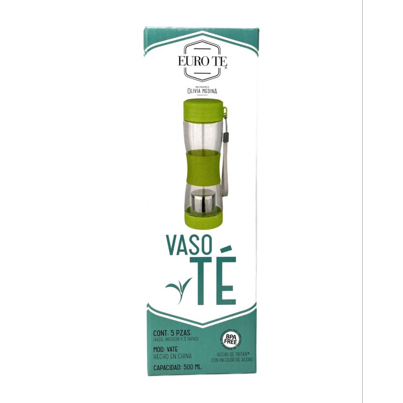 Thermo con infusor color verde