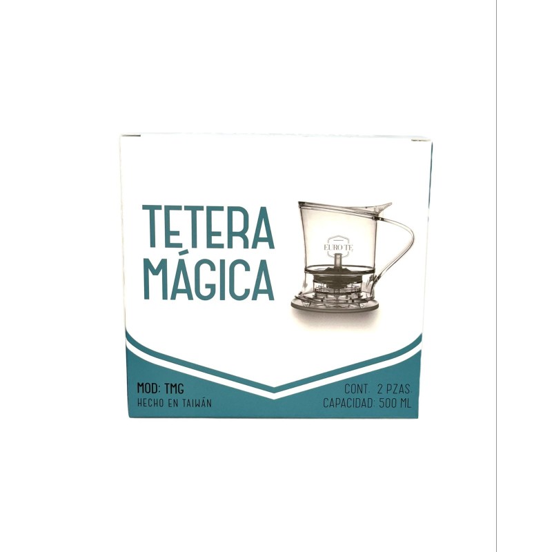 Tetera mágica transparente