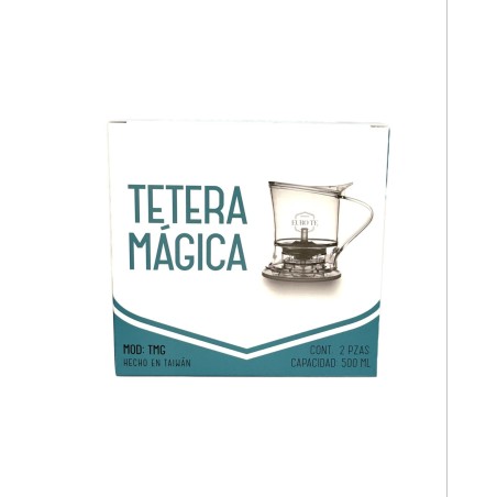 Tetera mágica transparente