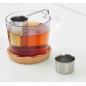 Infusor para té de acero canastilla con base